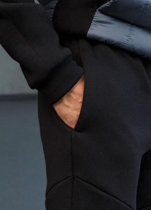 Чоловічий осінь весна тренд 2023 сірий комплект (куртка+штани) відмінної якості4 фото
