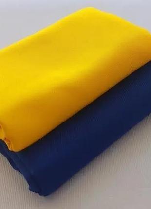 Флаг украины, большой размер: 140х90 см, габардин🇺🇦4 фото