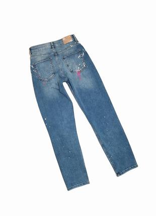 Стильные джинсы, модные джинсы, слим, slim, винтажный стиль, винтаж, арт, принт, бохо, хиппи2 фото