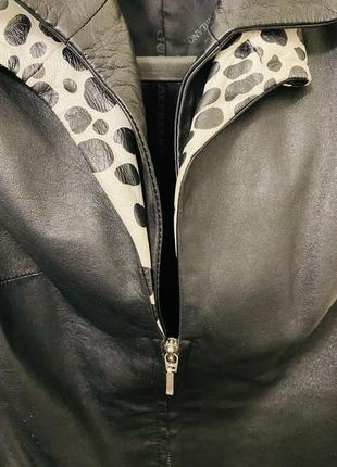 Кожаный стильный пиджак gucci леопард оригинал7 фото