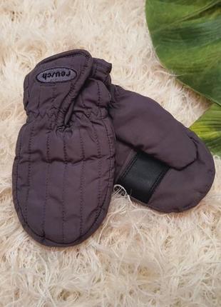 Варежки, краги, дутые термо варежки на флисе