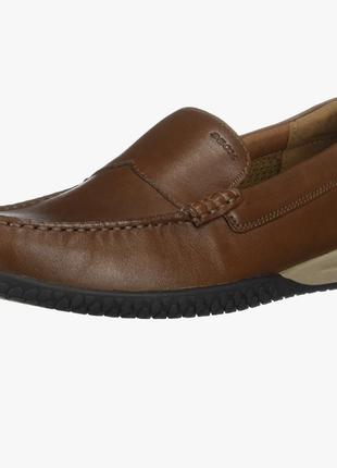 Geox мужские кожаные туфли, мокасины, размер 443 фото