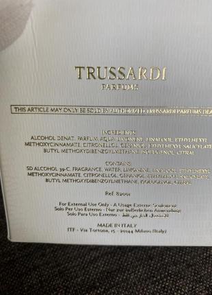 Trussardi donna парфюмированная вода 50 мл, оригінал3 фото