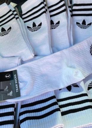 Шкарпетки адидас високі. носки adidas білі, чорні, сірі та різнокольорові6 фото