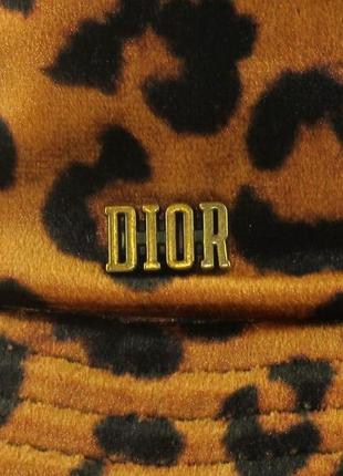 Леопардовая панама dior2 фото