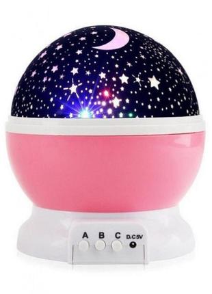 Проектор звездного неба star master big dream, игрушка проектор звездного неба. цвет: розовый