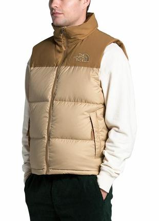 Жилетка the north face eco nuptse beige1 фото