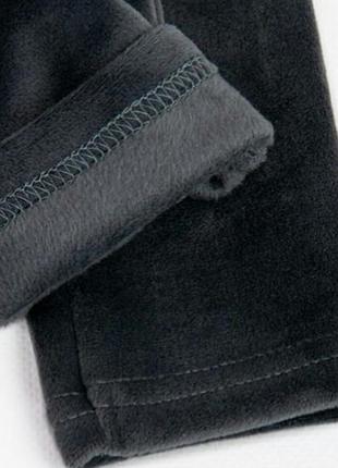 Лосины велюровые на меху 4