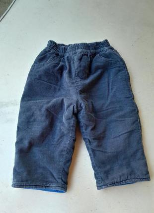 Теплі вельветы штани на синтепоні