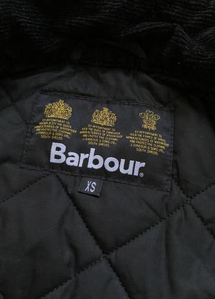 Barbour стеганая женская куртка стеганная стеганная демисезон черная оригинал xs5 фото