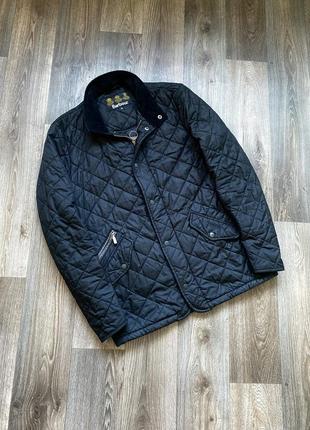 Barbour стеганая женская куртка стеганная стеганная демисезон черная оригинал xs