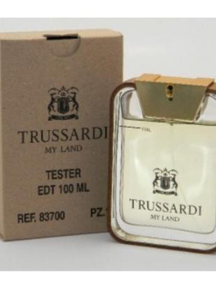 Оригінал trussardi my land 100 ml tester ( труссарді травень ленд ) туалетна вода