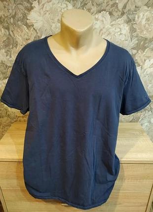 Scotch&soda мужская футболка синего цвета размер 2 xl