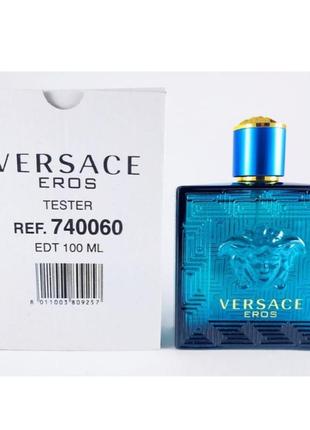 Оригинал versace eros 100 ml tester (уверсаче эрос ) туалетная вода