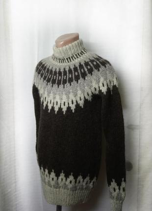 Супер теплый 👍 шерстяной брендовый свитер