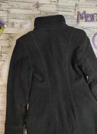 Пальто жіноче venefika чорне кашемірове з хутряними кишенями розмір 46 м6 фото