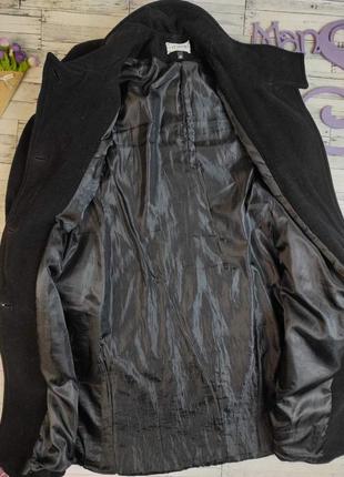 Пальто жіноче venefika чорне кашемірове з хутряними кишенями розмір 46 м8 фото