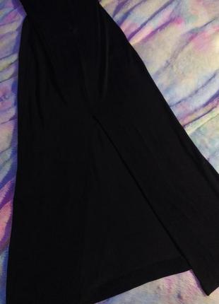 Чорне вечірнє плаття до підлоги5 фото