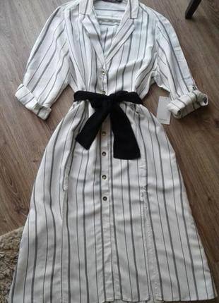 Шикарное платье-рубашка от zara3 фото