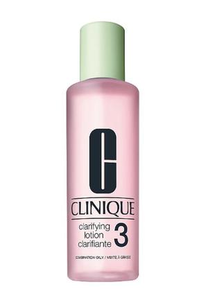 Відлущуючий лосьйон clinique clarifying lotion 3, 400 мл