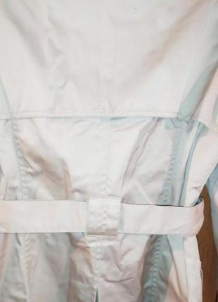 Плащ бежевий,под пояс, размер с,м, 3