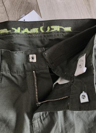 Брюки штаны карго хаки на мальчика brubaker 4 года/104 см6 фото