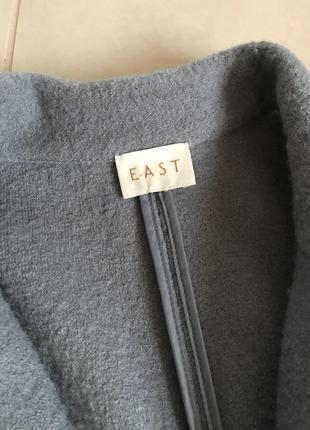 Тренч демисезонный пальто шерстяное дорогой бренд east размер xl8 фото