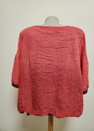 Шикарная брендовая итальянская блузка вискоза с шелком4 фото