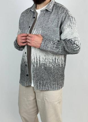 Рубашка мужская серая турция / сорочка чоловіча сіра турречина