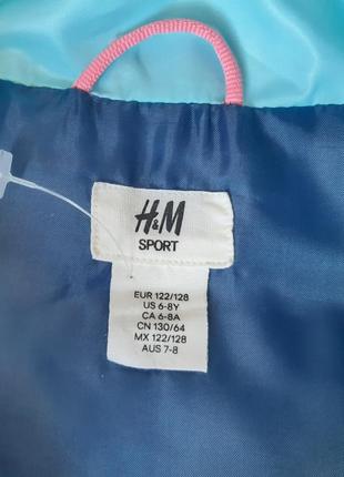 Яркая стеганая жилетка, безрукавка, куртка h&m 6-8лет3 фото
