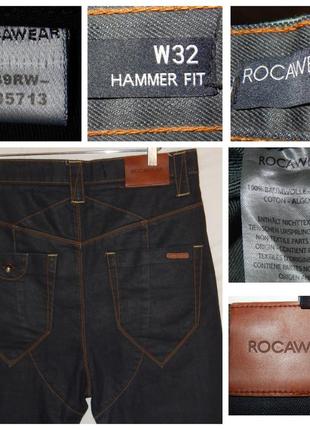 Джинсы rocawear hammer fit denim, new time is money hip hop era roca wear7 фото