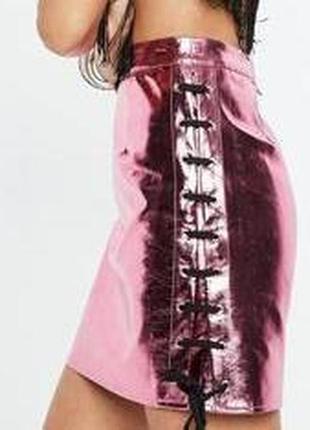 Юбка на шнуровке