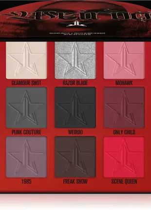 Палетка тіней jeffree star weirdo mini1 фото