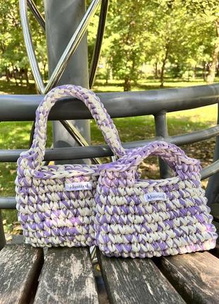 Вязаная сумка.