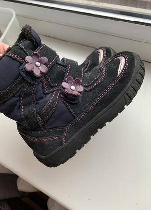 Демисезонные ботинки натуральная замша