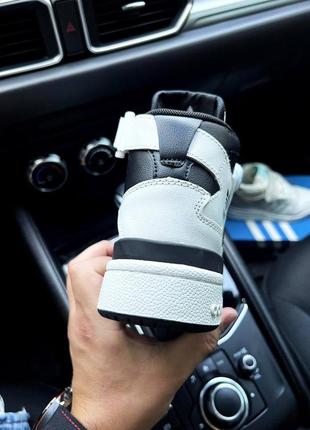 Кроссовки мужские adidas forum 84 mid white &amp; black3 фото