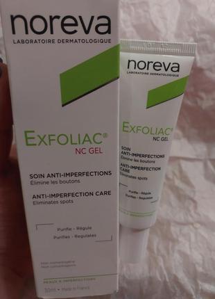 Noreva exfoliac nc gel 30 мл гель для лица 10.24