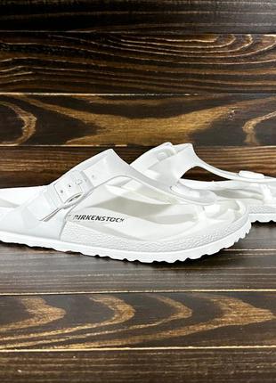 Birkenstock gizeh eva white оригинальные шлепанцы