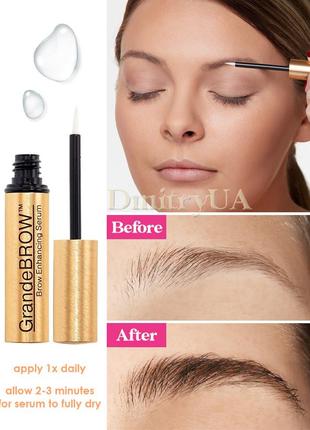 Сироватка для росту бровей grande cosmetics brow enhancing serum 1 мл2 фото