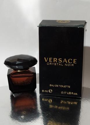 Versace crystal noir мініатюра 5 мл оригінал1 фото