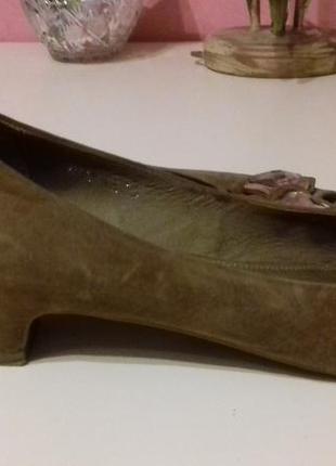 Балетки с открытым носком