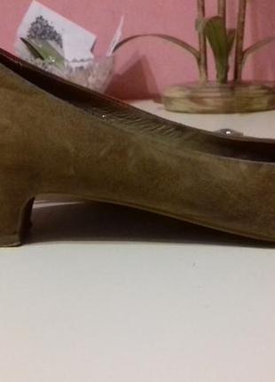 Балетки с открытым носком