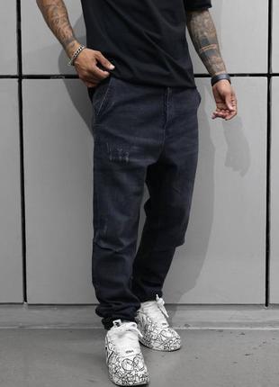 Джинсы трубы мужские серые турция / джинси чоловічі труби бананы банани штаны сірі штани