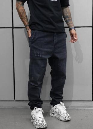 Джинсы трубы мужские серые турция / джинси чоловічі труби бананы банани штаны сірі штани