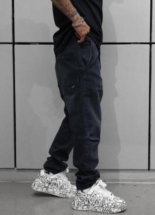 Джинсы трубы мужские серые турция / джинси чоловічі труби бананы банани штаны сірі штани