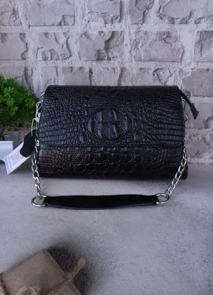 Жіноча шкіряна сумка клатч шкіряний