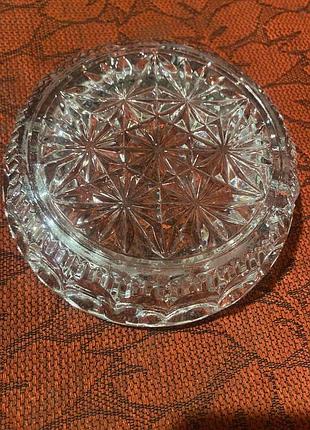 Хрустальная пепельница