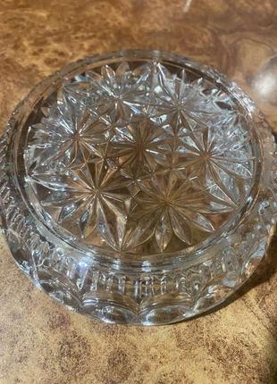 Хрустальная пепельница