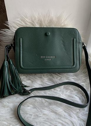 Темно-зелена сумочка