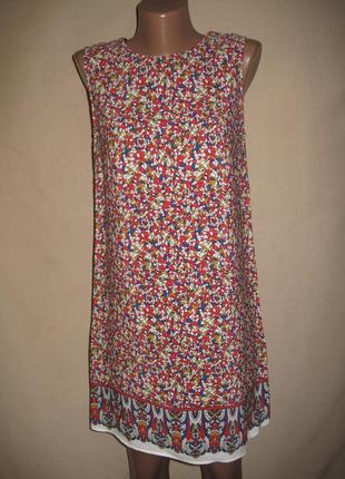 Вискозное платье mango р-рxs